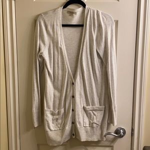 RW&CO. Cardigan white with grey